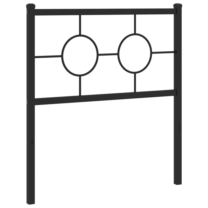 udskiftningsgavl 75 cm metal sort