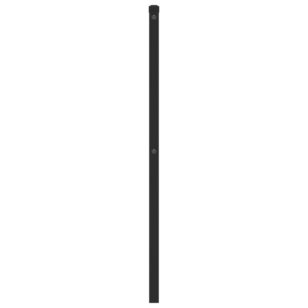 udskiftningsgavl 80 cm metal sort