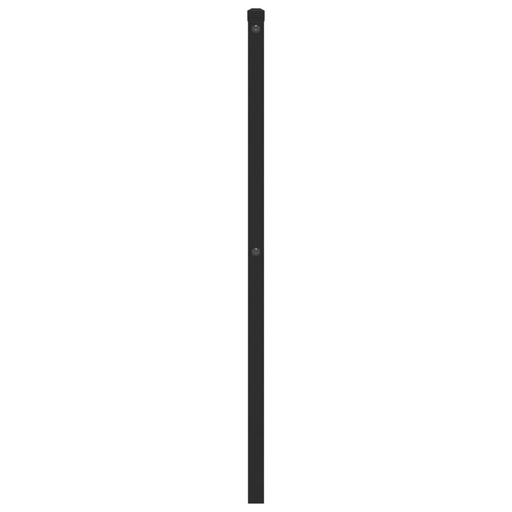 udskiftningsgavl 80 cm metal sort