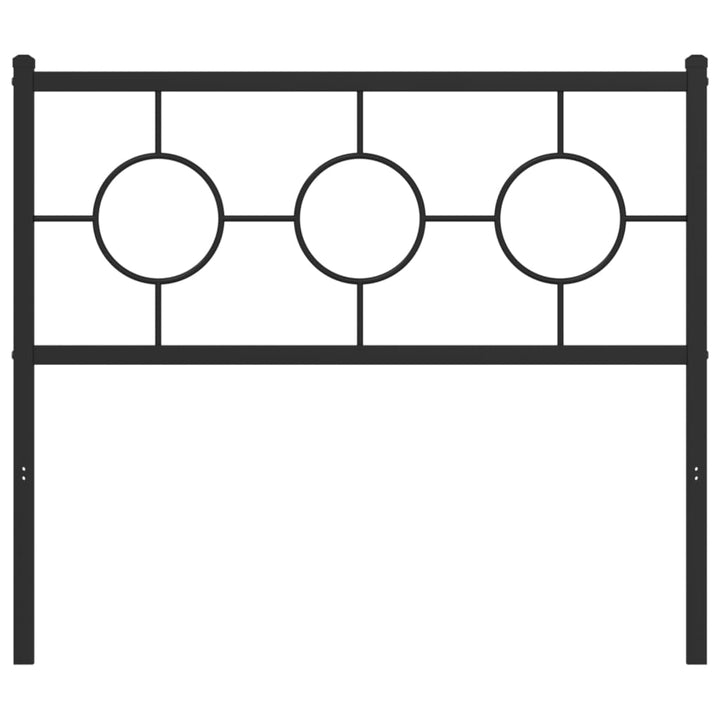 udskiftningsgavl 100 cm metal sort