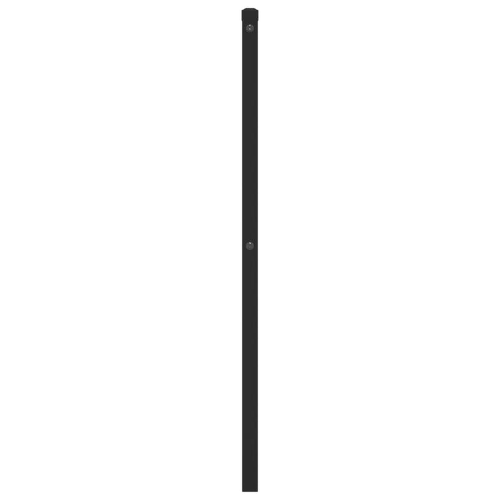 udskiftningsgavl 100 cm metal sort