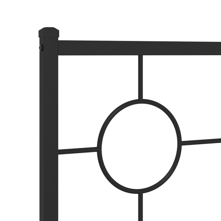 udskiftningsgavl 180 cm metal sort