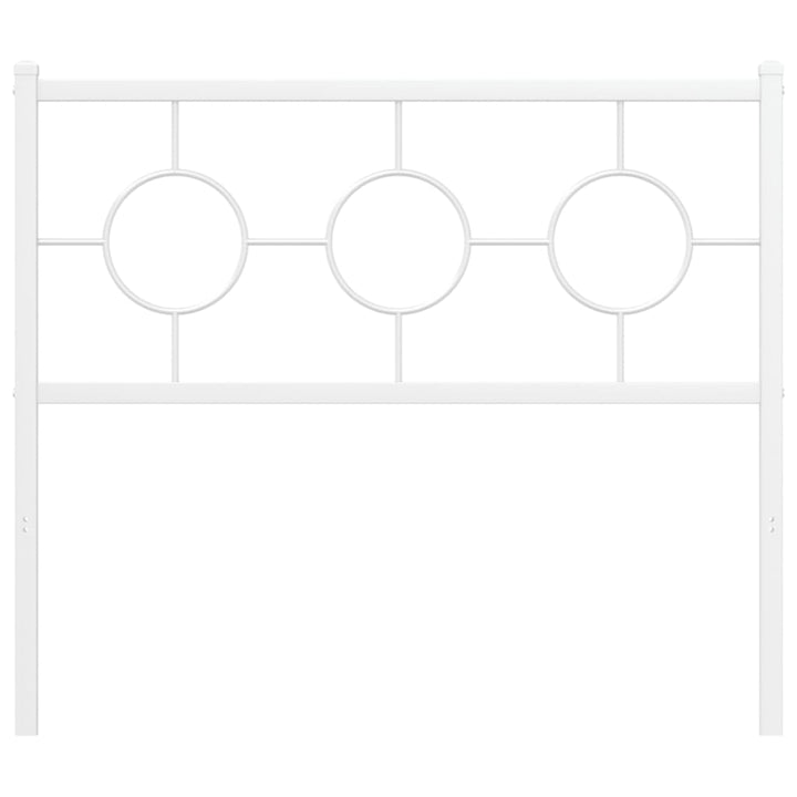 udskiftningsgavl 100 cm metal hvid
