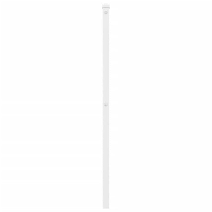 udskiftningsgavl 100 cm metal hvid