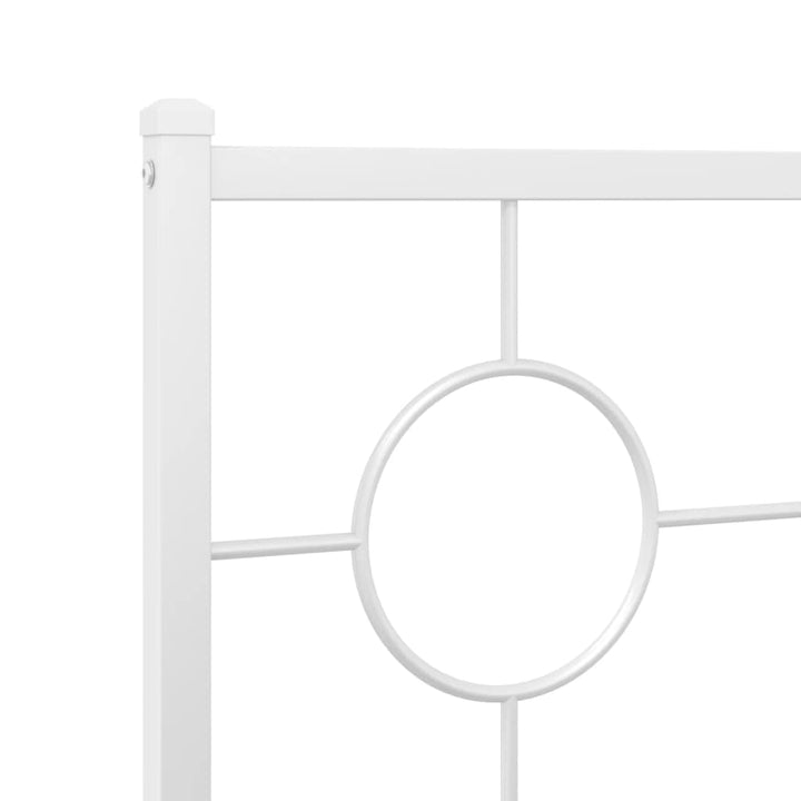udskiftningsgavl 100 cm metal hvid