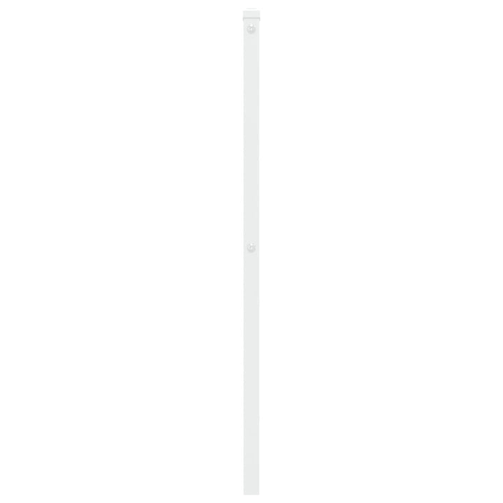 udskiftningsgavl 107 cm metal hvid