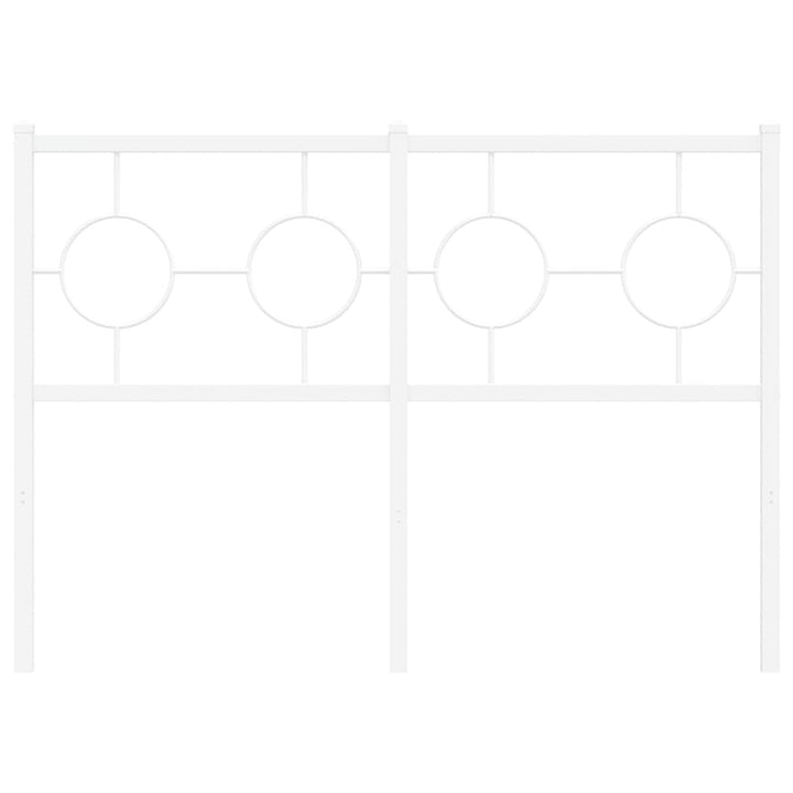 udskiftningsgavl 120 cm metal hvid