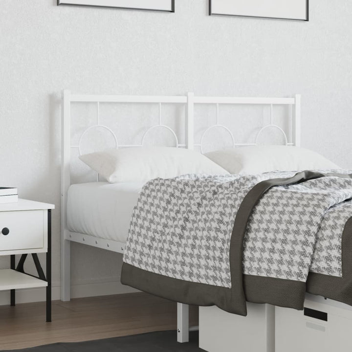 udskiftningsgavl 120 cm metal hvid