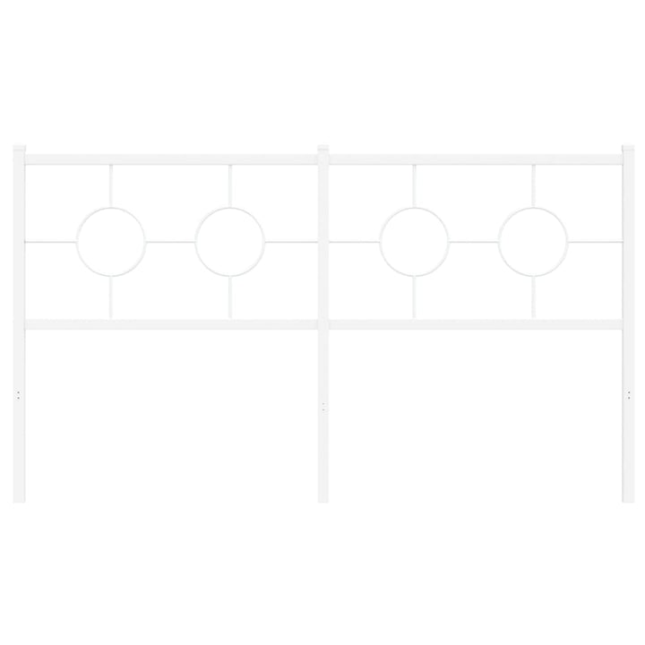udskiftningsgavl 150 cm metal hvid