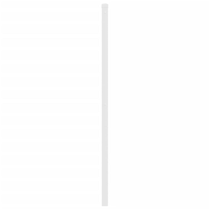 udskiftningsgavl 150 cm metal hvid