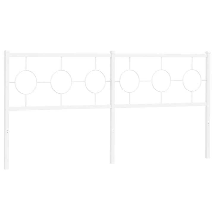 udskiftningsgavl 180 cm metal hvid