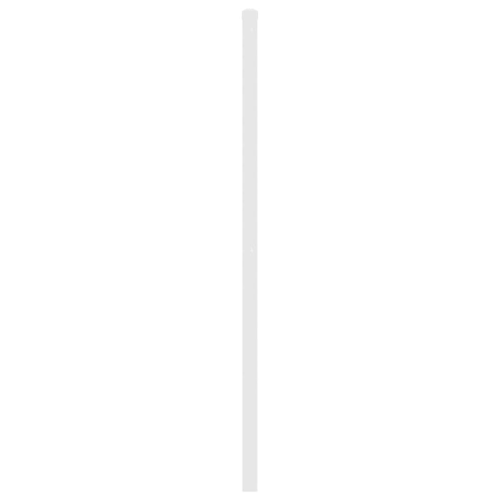 udskiftningsgavl 193 cm metal hvid
