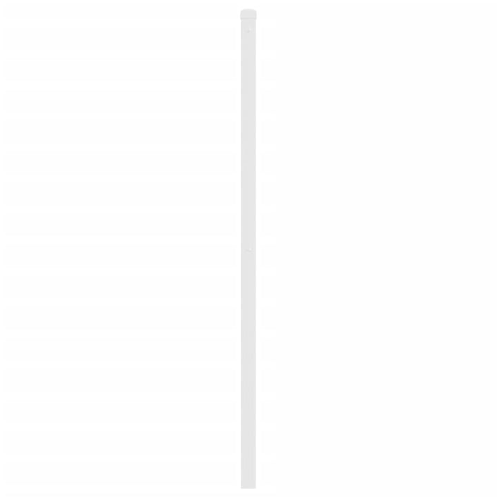 udskiftningsgavl 200 cm metal hvid
