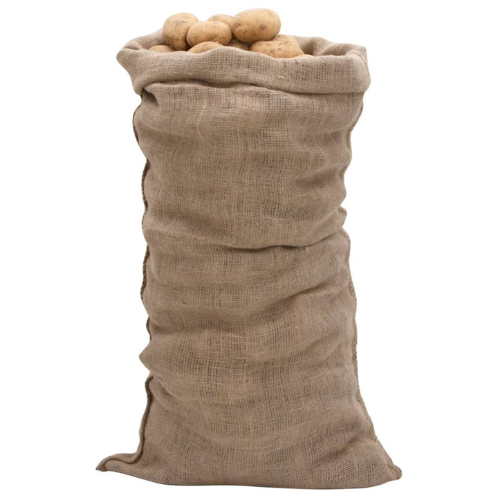 jutesække 5 stk. 65x135 cm 100 % jute 220 g/m2