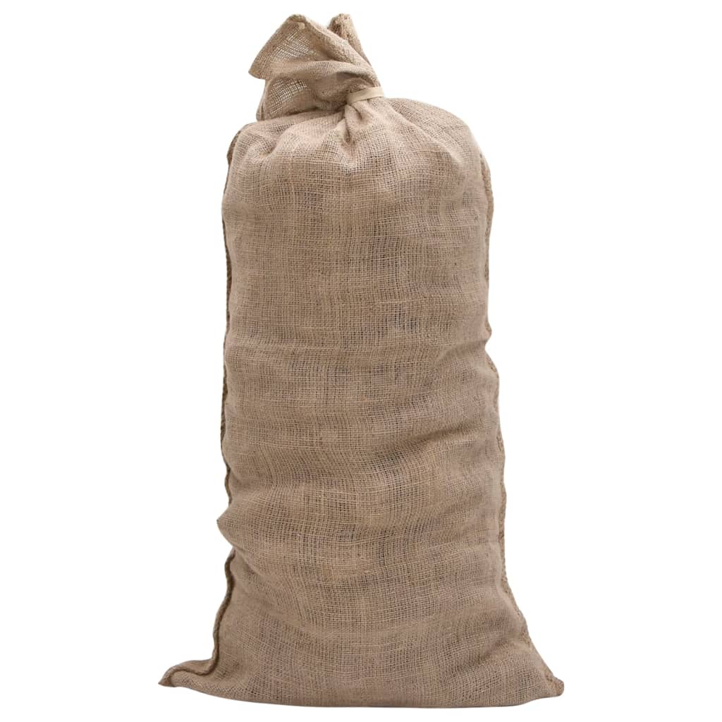 jutesække 5 stk. 65x135 cm 100 % jute 220 g/m2