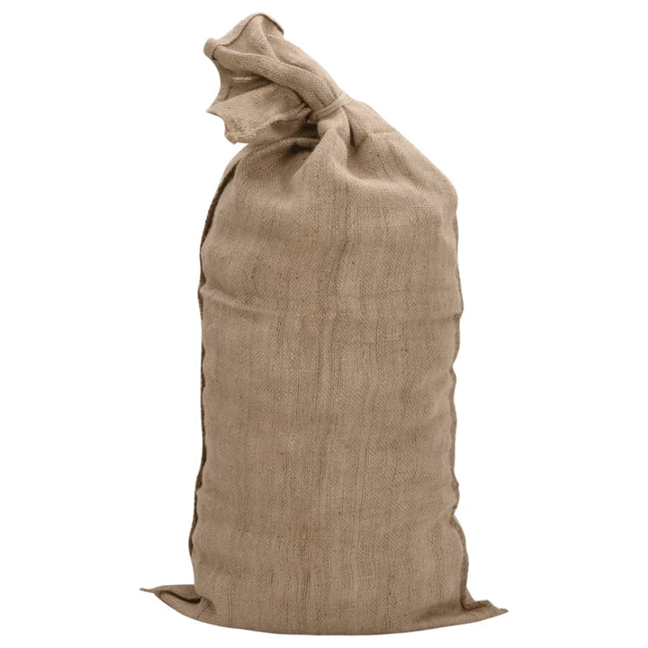 jutesække 10 stk. 65x135 cm 100% jute 340 gsm