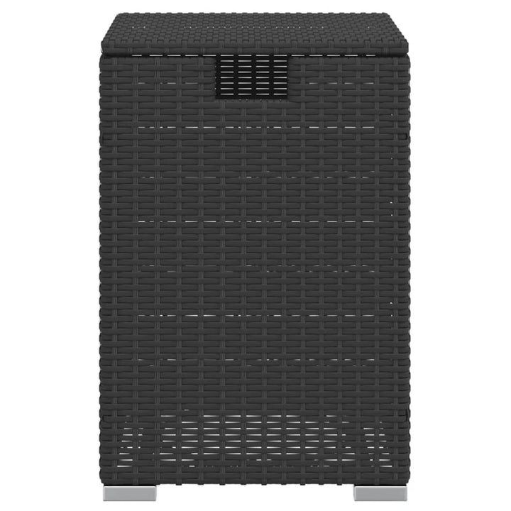 gasflaskeskjuler 40x40x60 cm polyrattan sort