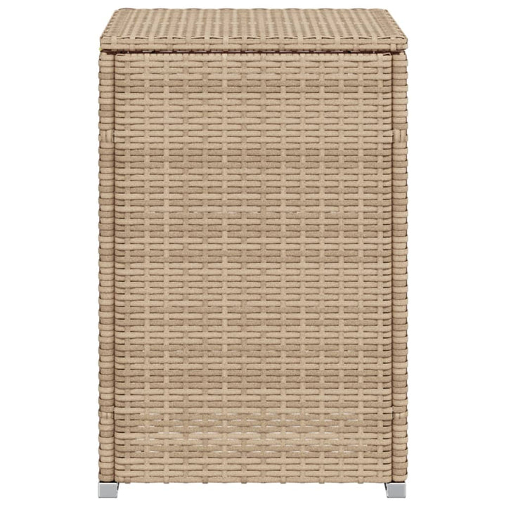 gasflaskeskjuler 40x40x60 cm polyrattan beige