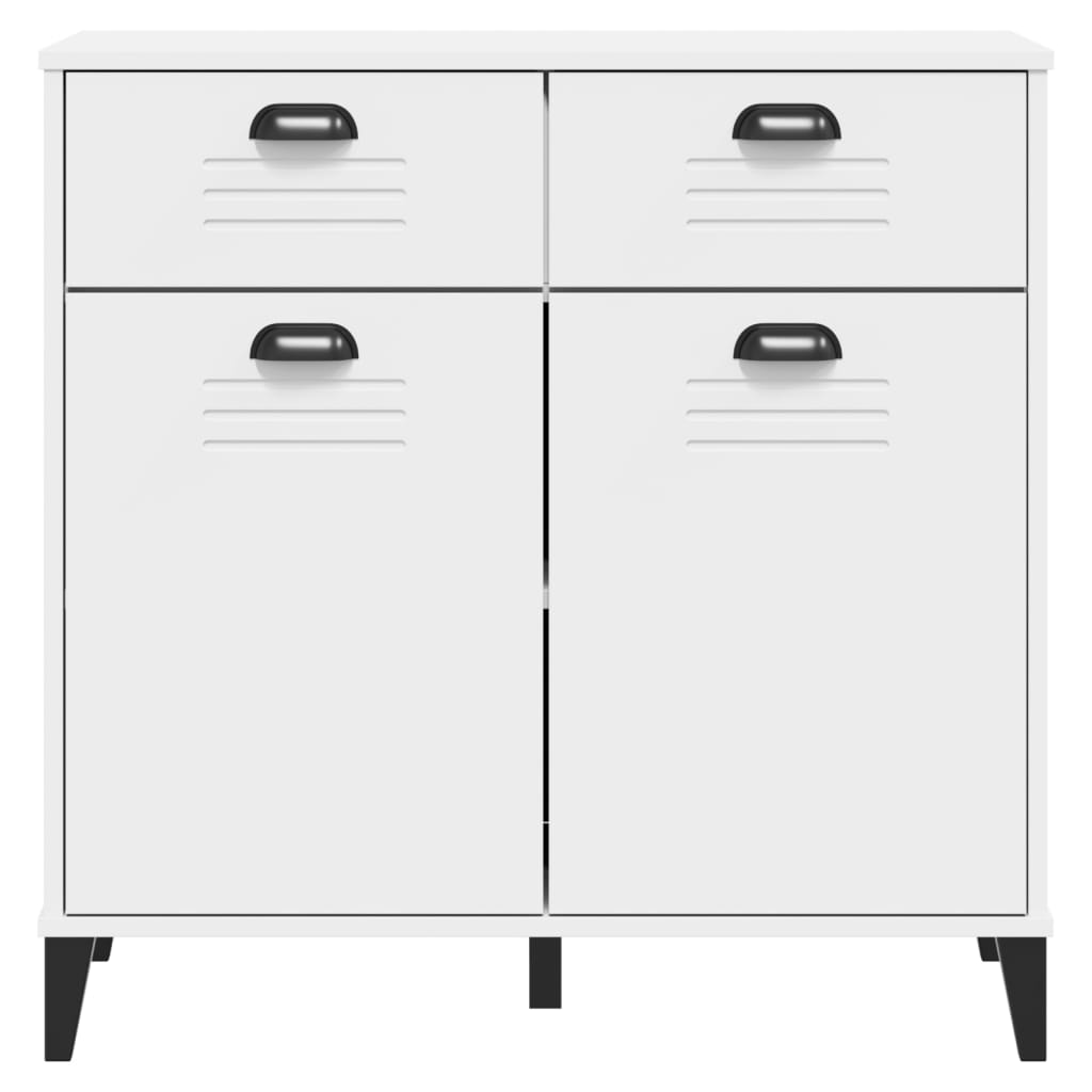 skænk VIKEN 80x40x80 cm konstrueret træ hvid