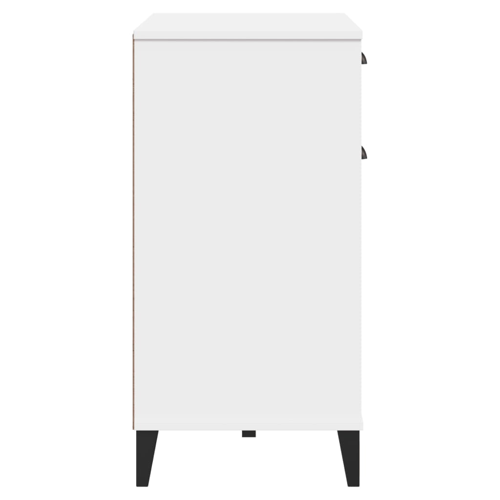 skænk VIKEN 80x40x80 cm konstrueret træ hvid