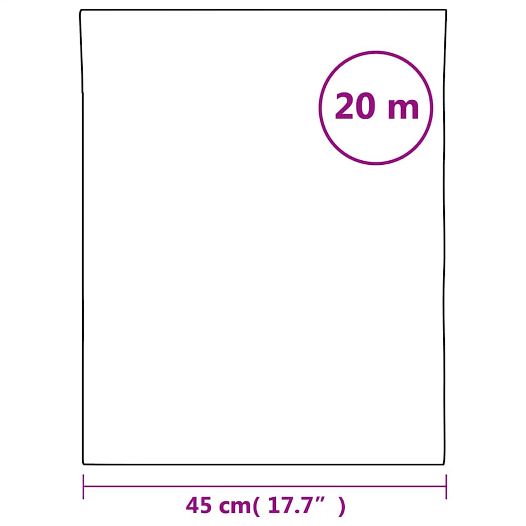 vinduesfolie 45x2000 cm statisk PVC matteret hvid
