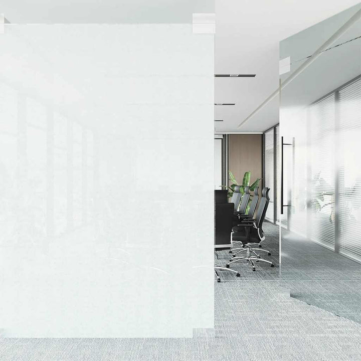 vinduesfolie 90x2000 cm statisk PVC matteret hvid
