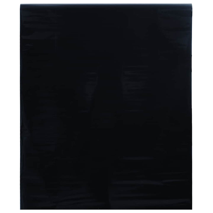 vinduesfolie 45x2000 cm statisk PVC matteret sort