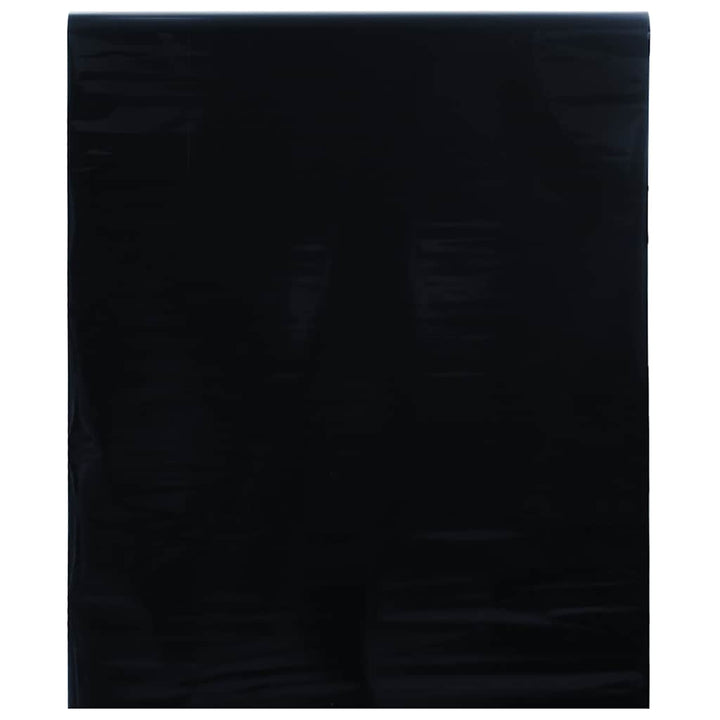 vinduesfolie 90x1000 cm statisk PVC matteret sort