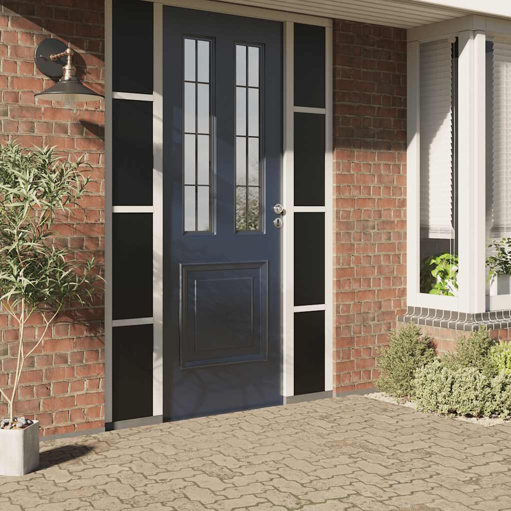 vinduesfolie 90x1000 cm statisk PVC matteret sort
