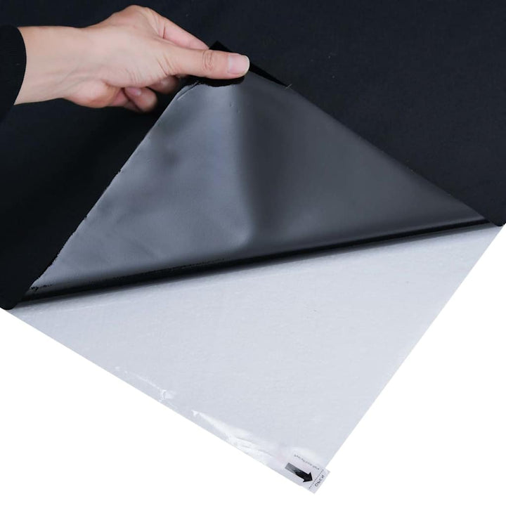 vinduesfolie 90x1000 cm statisk PVC matteret sort