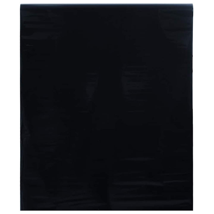 vinduesfolie 90x2000 cm statisk PVC matteret sort