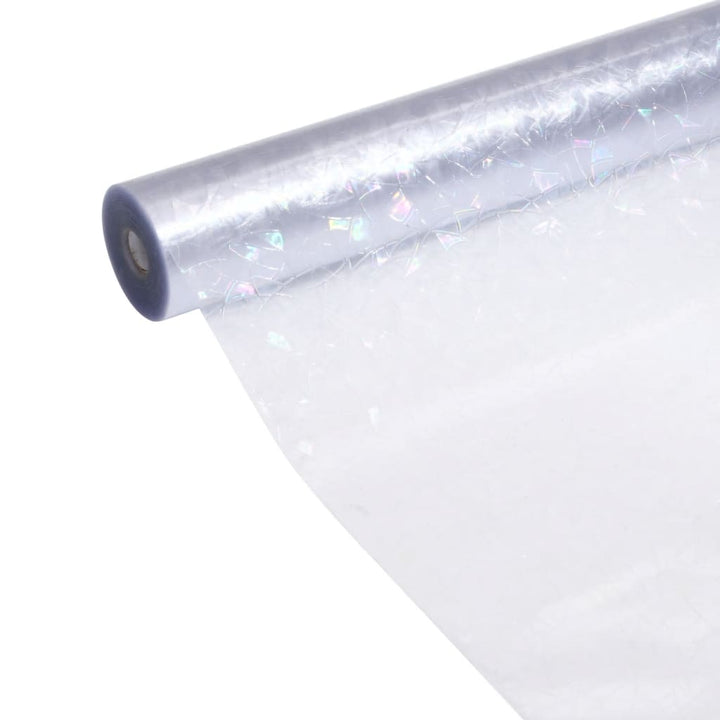 vinduesfolie 90x2000 cm PVC 3D-regnbuemønster matteret