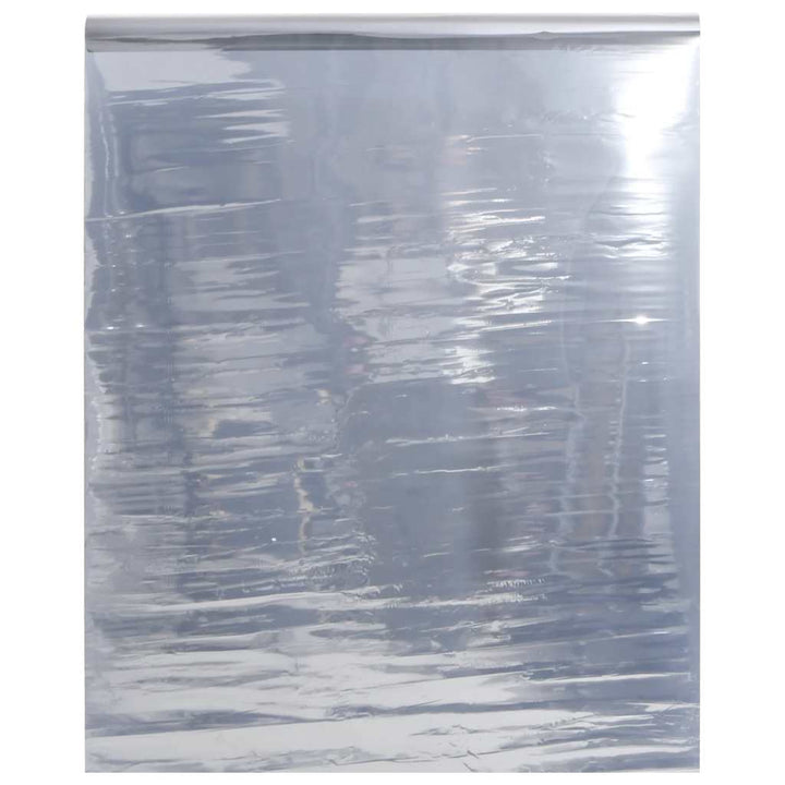 solfilm 60x2000 cm reflekterende effekt PVC sølvfarvet