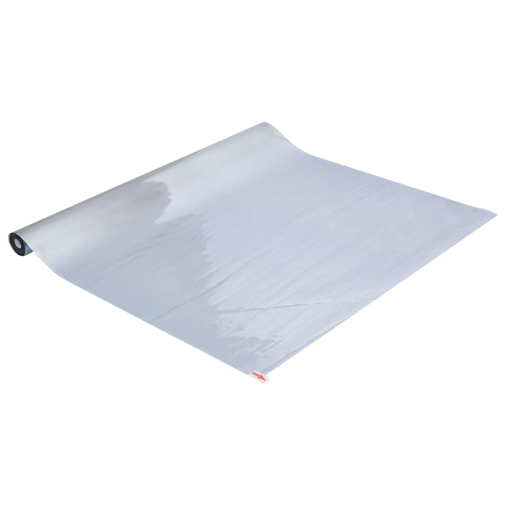 solfilm 60x2000 cm reflekterende effekt PVC sølvfarvet