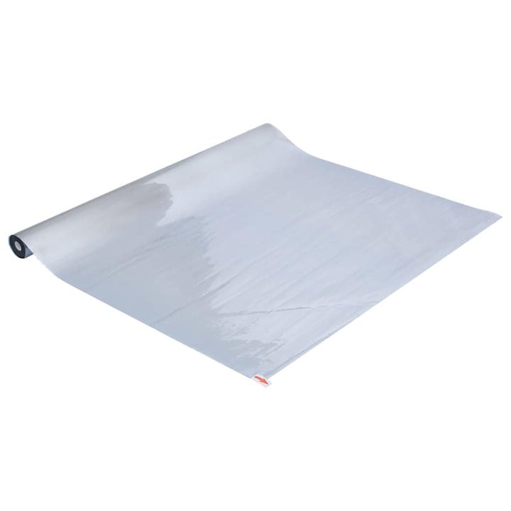 solfilm 60x2000 cm reflekterende effekt PVC sølvfarvet