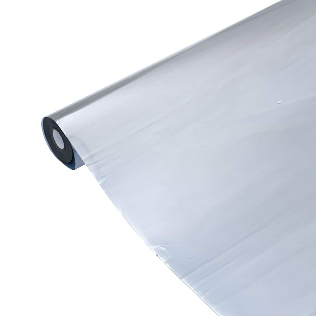 solfilm 60x2000 cm reflekterende effekt PVC sølvfarvet