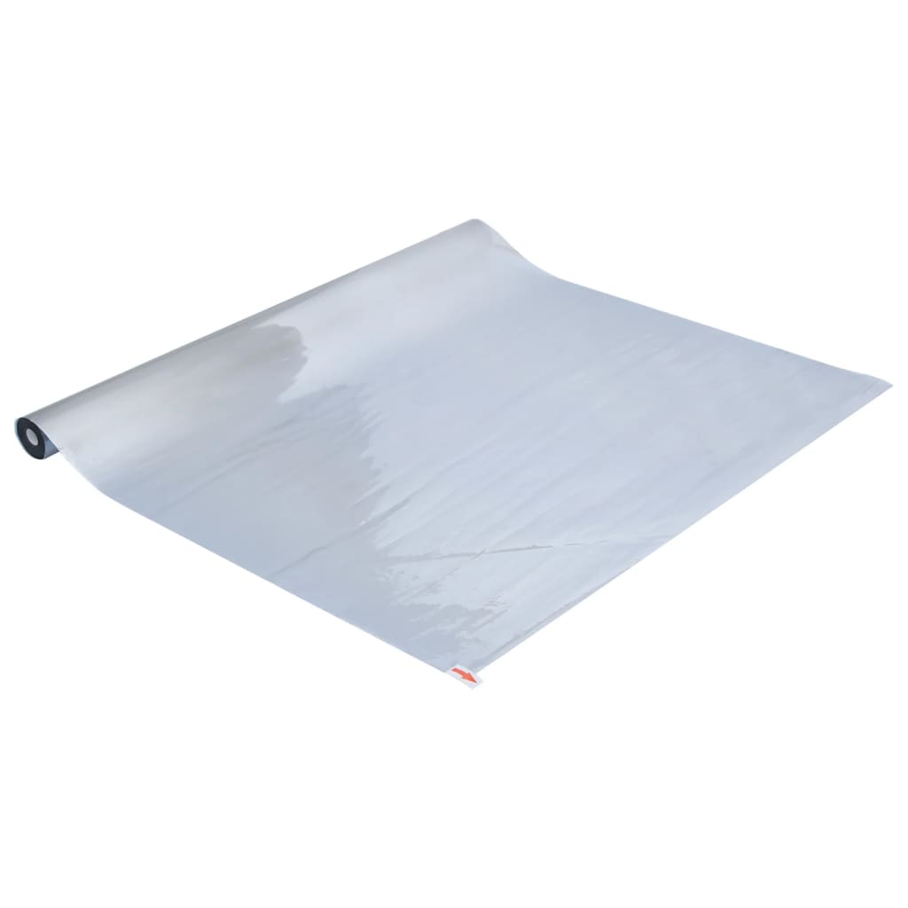 solfilm 90x1000 cm reflekterende effekt PVC sølvfarvet