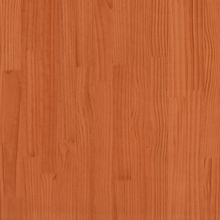 seniorseng 135x190 cm massivt fyrretræ gyldenbrun