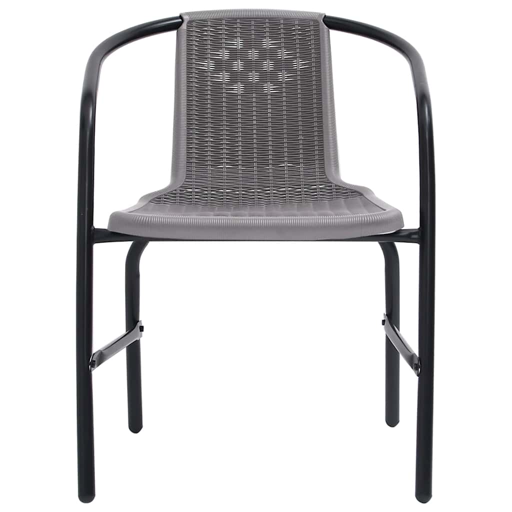 spisebordssæt til haven 7 dele med hynder polyrattan beige