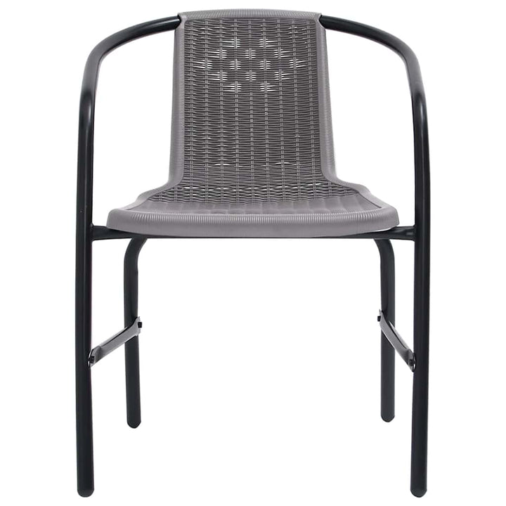 spisebordssæt til haven 7 dele med hynder polyrattan beige