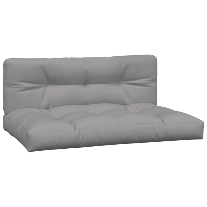 midtermoduler til pallesofa 2 stk. med hynder massivt akacietræ
