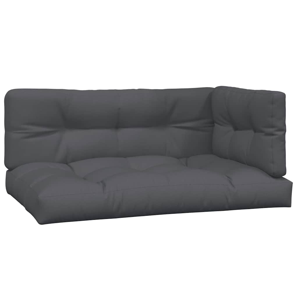 sofasæt til haven 6 dele træpaller med hynder massivt akacietræ