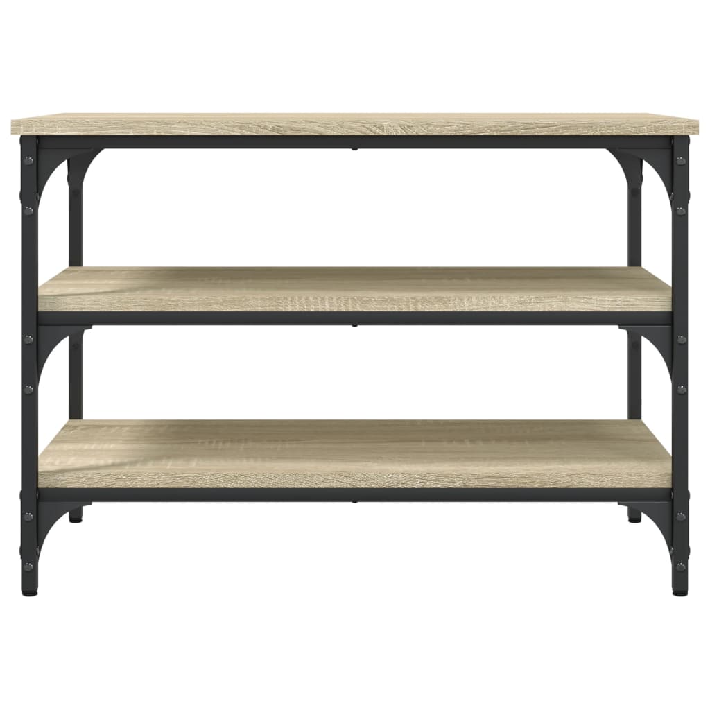 skobænk 70x38,5x49 cm konstrueret træ sonoma-eg