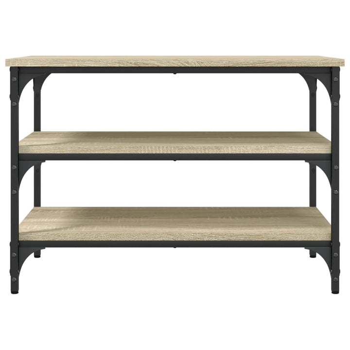 skobænk 70x38,5x49 cm konstrueret træ sonoma-eg