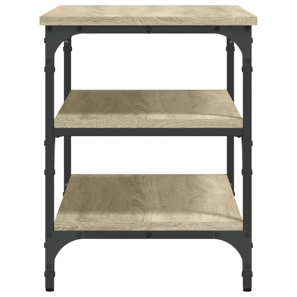 skobænk 70x38,5x49 cm konstrueret træ sonoma-eg