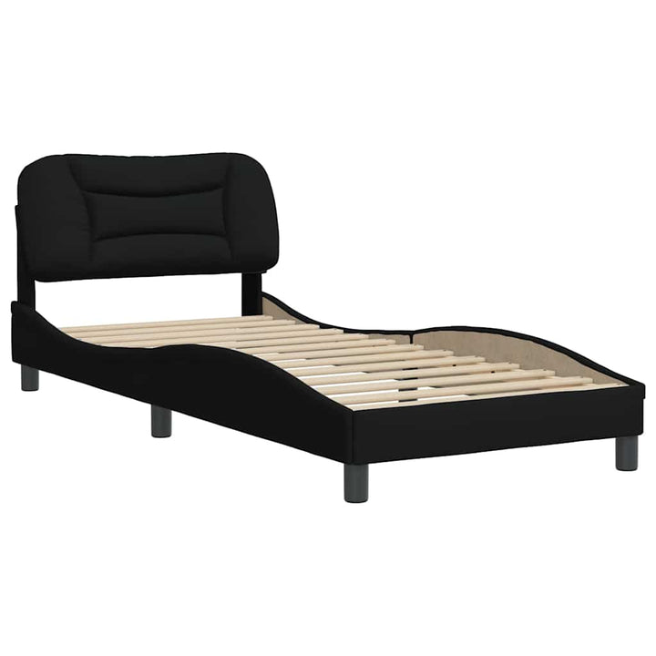 sengeramme uden madras Hvar 80x200 cm stof sort