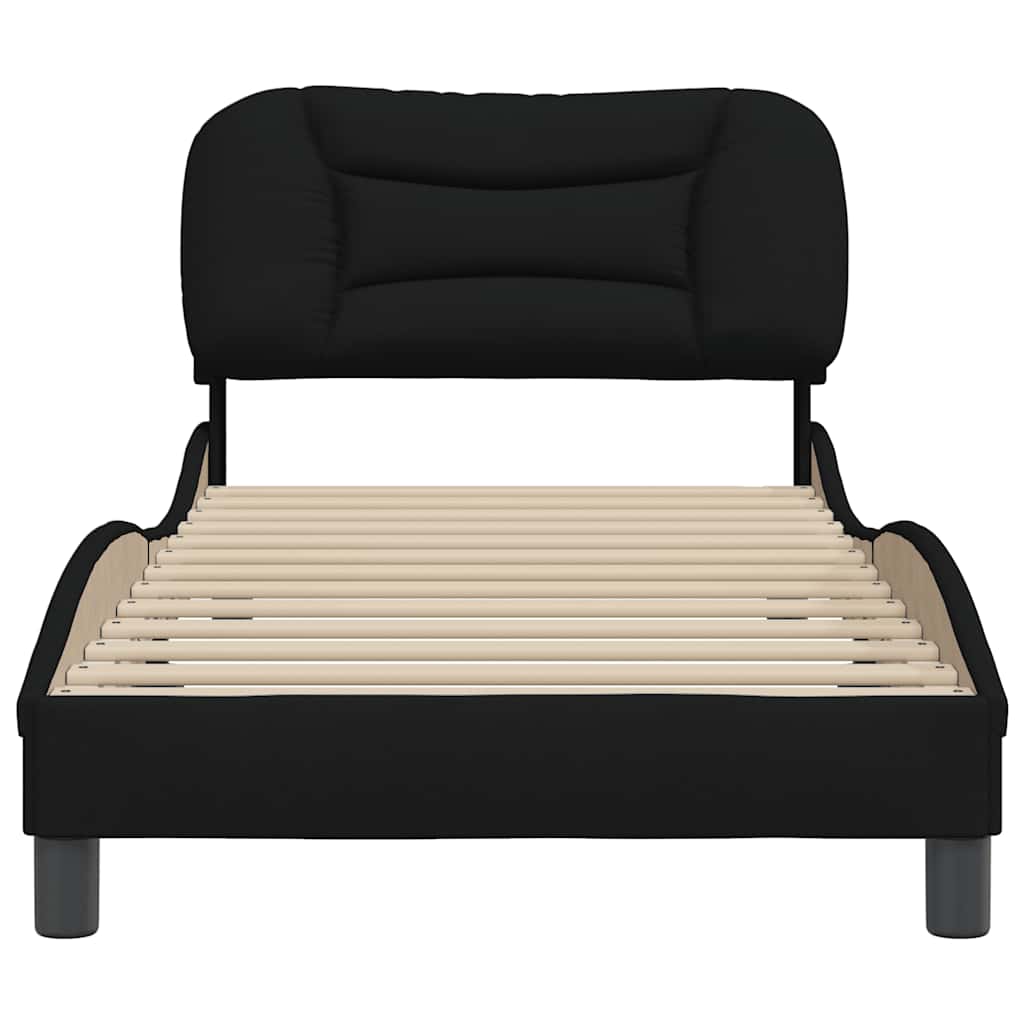 sengeramme uden madras Hvar 80x200 cm stof sort