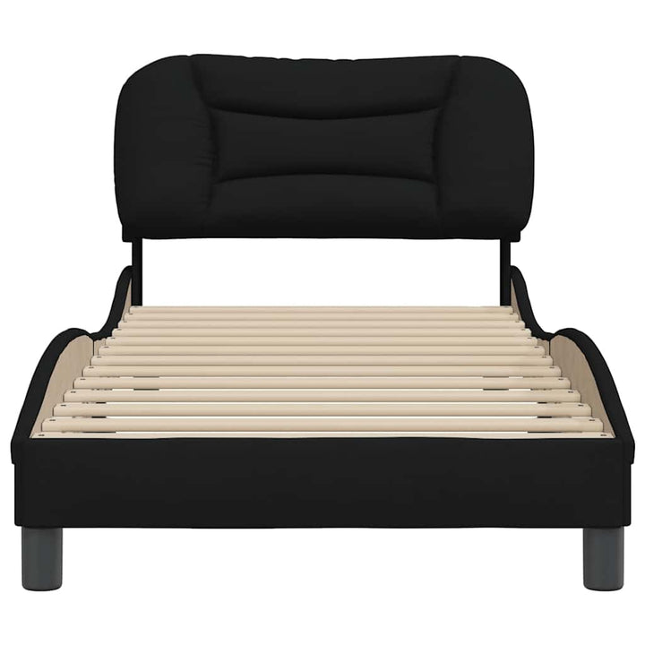 sengeramme uden madras Hvar 90x190 cm stof sort