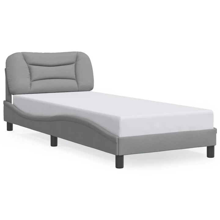 sengeramme uden madras Hvar Lysegrå 90x200 cm Stof