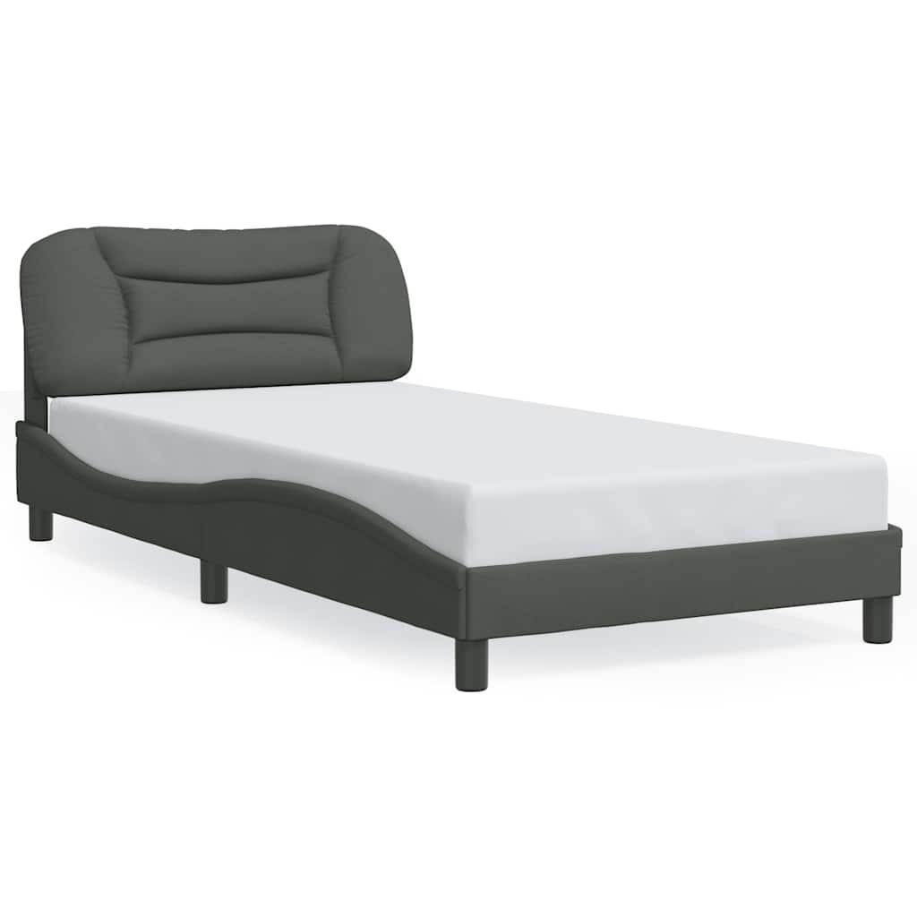 sengeramme uden madras Hvar Mørkegrå 100x200 cm Stof